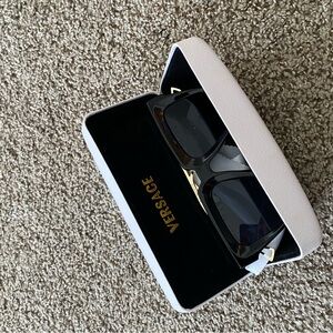 Versace Black and Gold Sunglasses